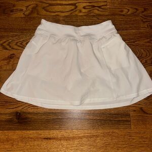 White Target athletic skirt